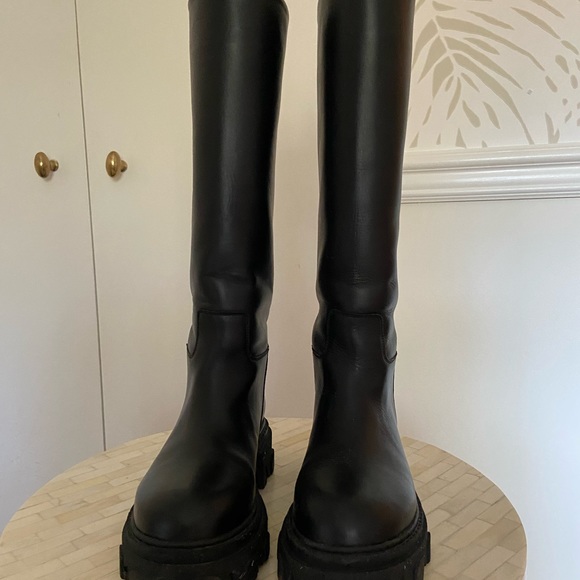 Gia Borghini x Pernille Teisbaek Leather Boots - Picture 2 of 11